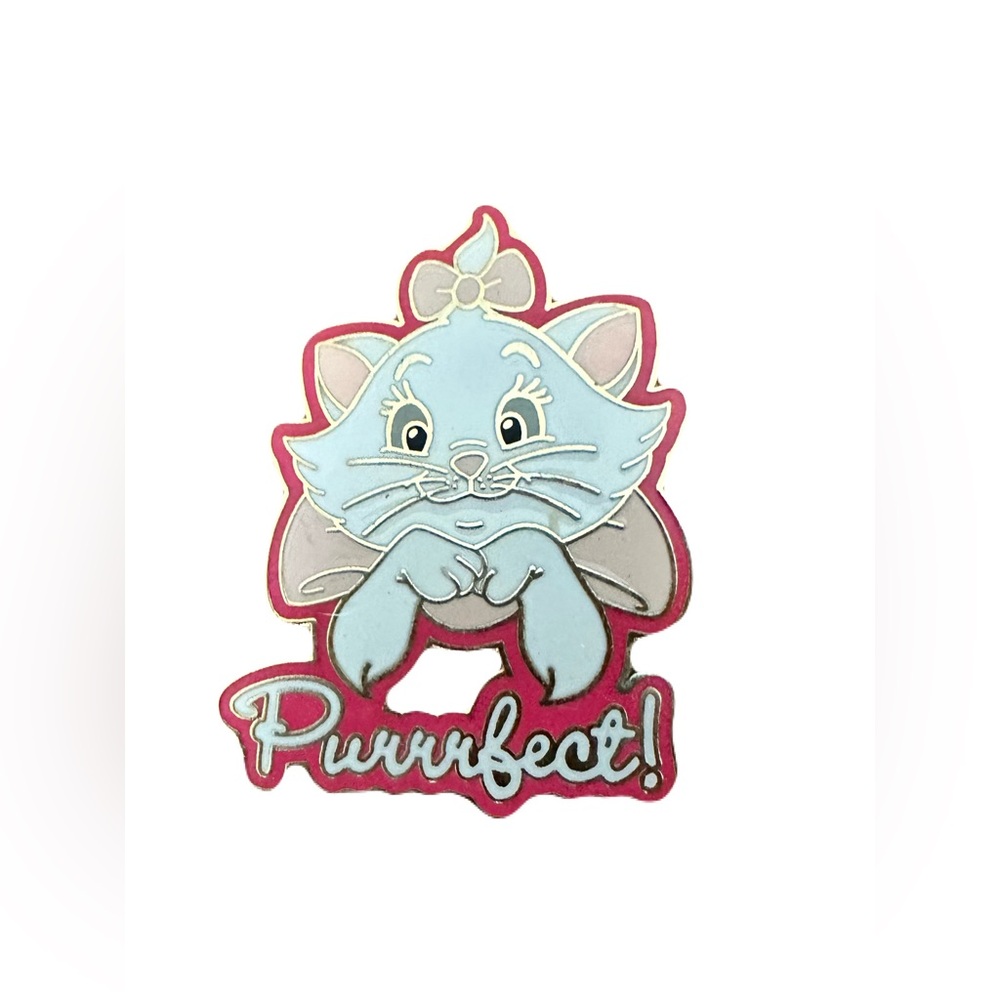 Marie Aristocat Pink Purrrfect Authentic Disney Trading Pin